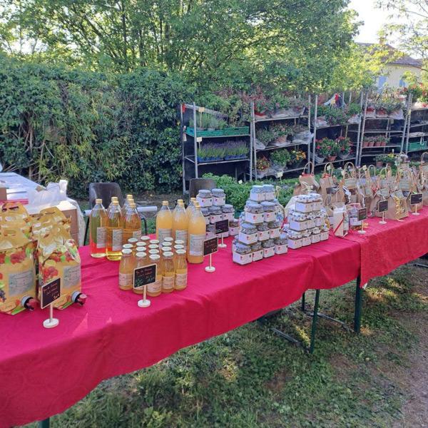 Ventes au marché Mison