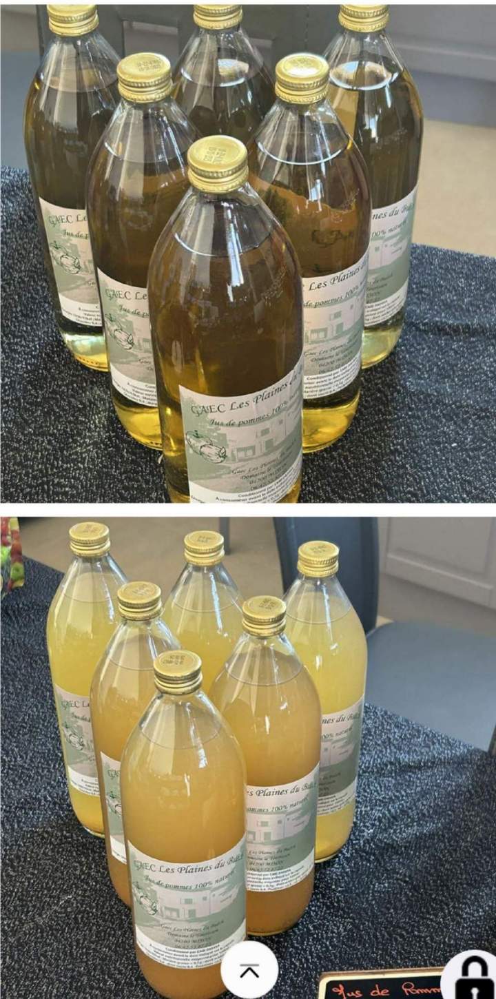 Jus de pomme naturel Mison